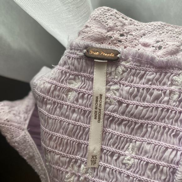 Soft Pink Free People Crop Top - Picture 5 of 5